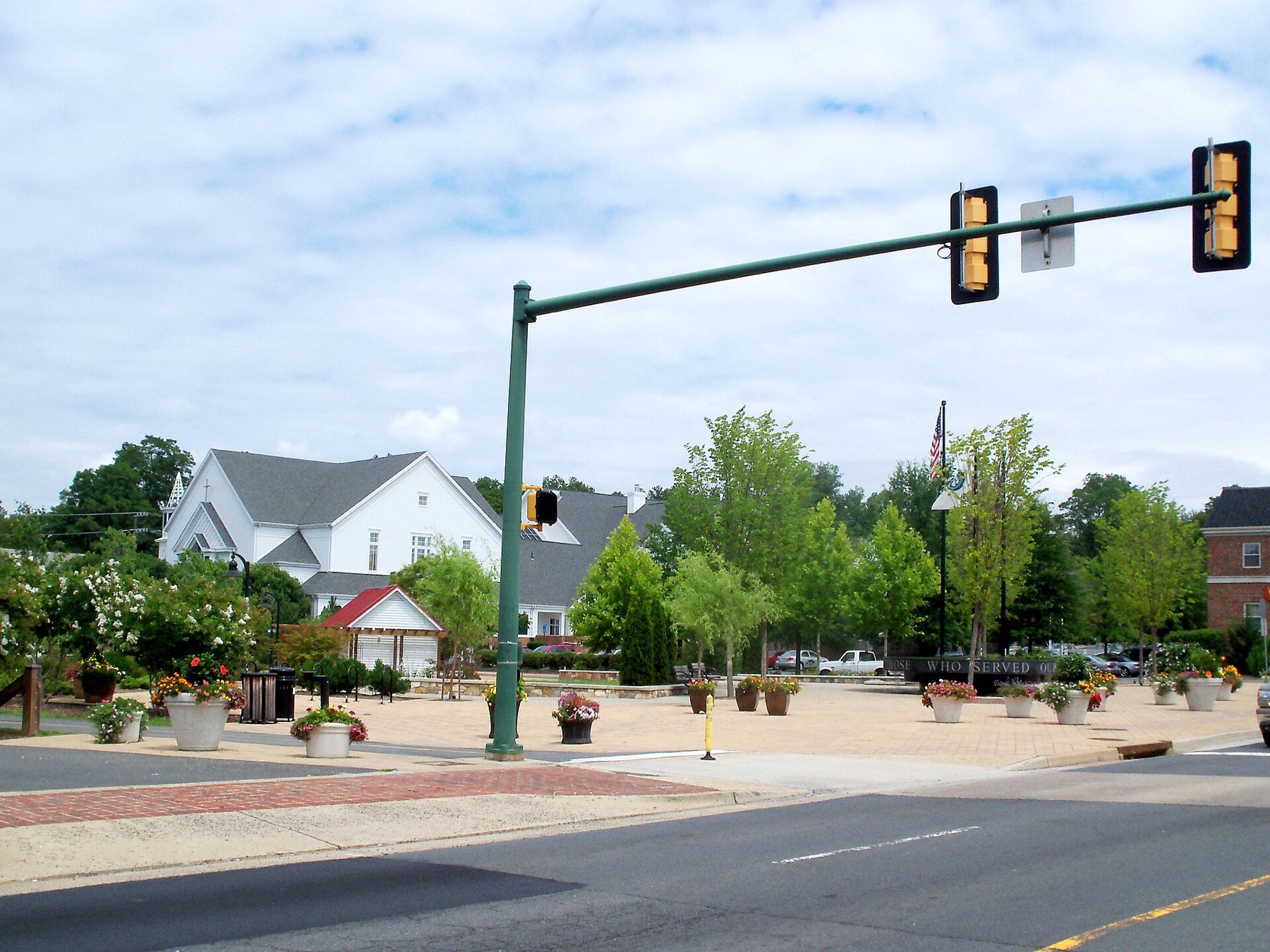 Town center in Vienna, Virginia